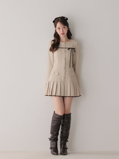 model：162cm　(size：F　color：Beige)