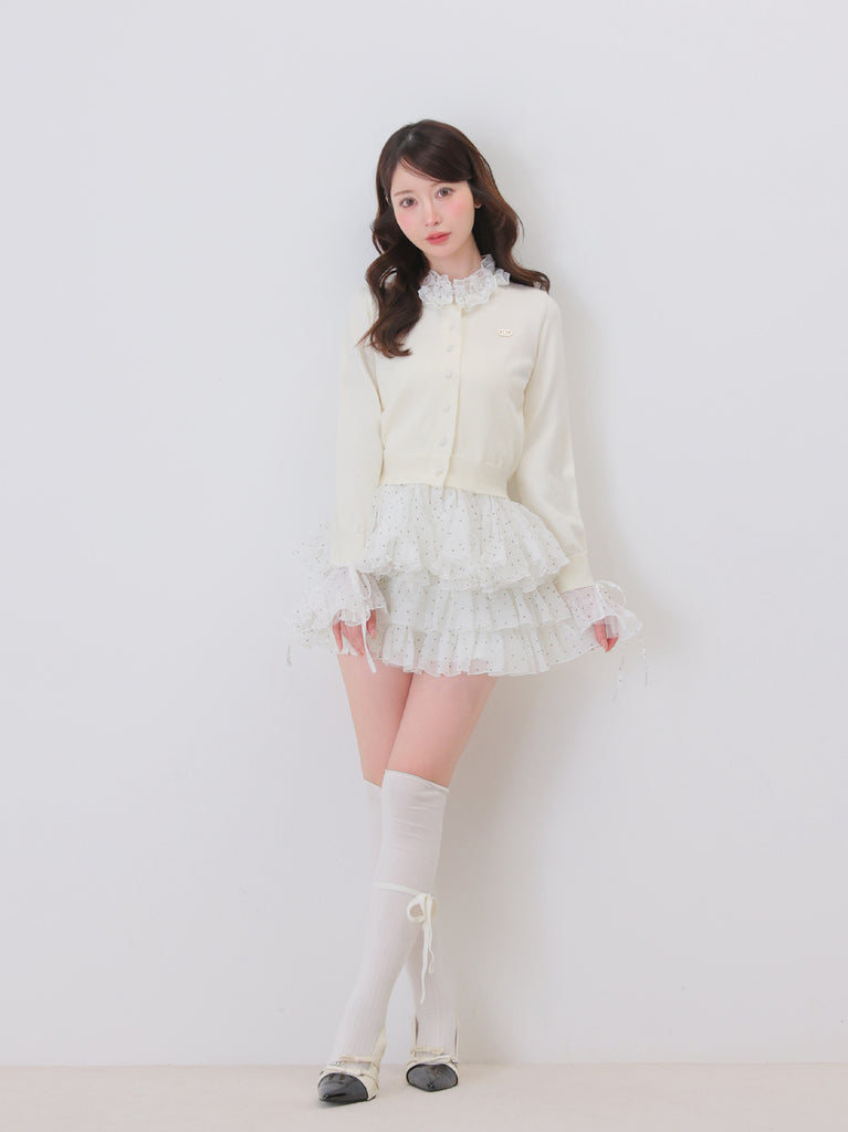 model：162cm　(size：F　color：Ivory)
