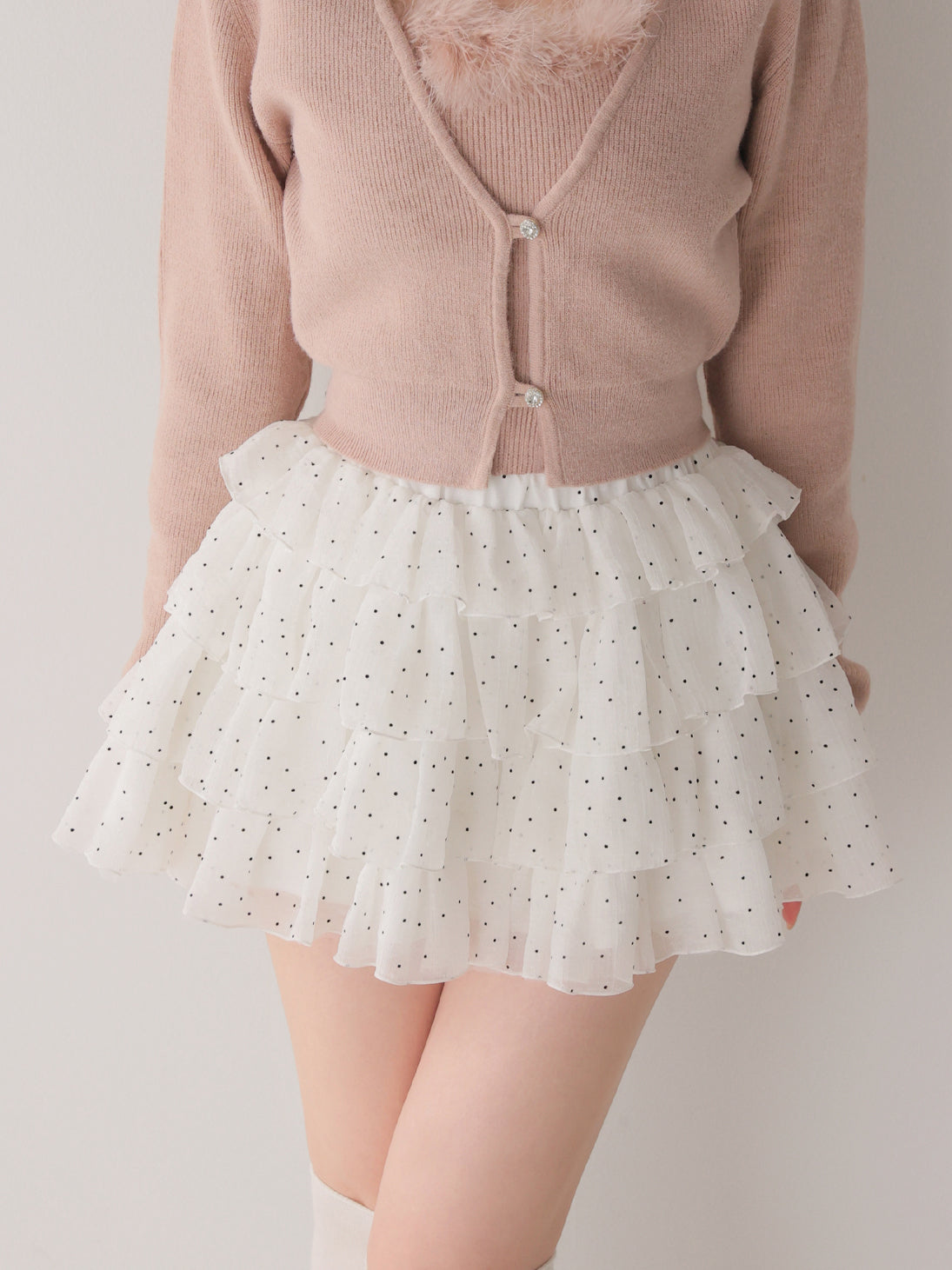 model：160cm　(size：F　color：White)