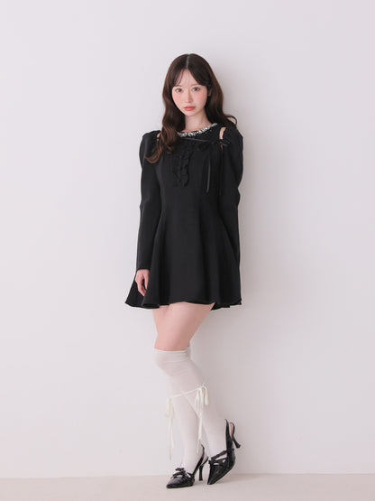 model：162cm　(size：F　color：Black)