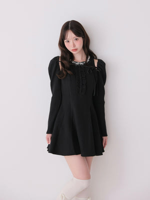 model：162cm　(size：F　color：Black)