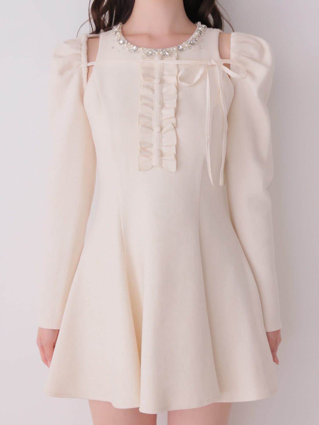 model：162cm　(size：F　color：Pink)