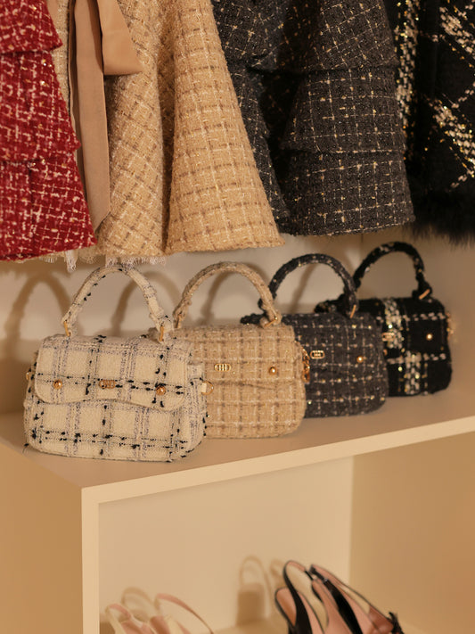 Maison tweed chain bag(eme11152)