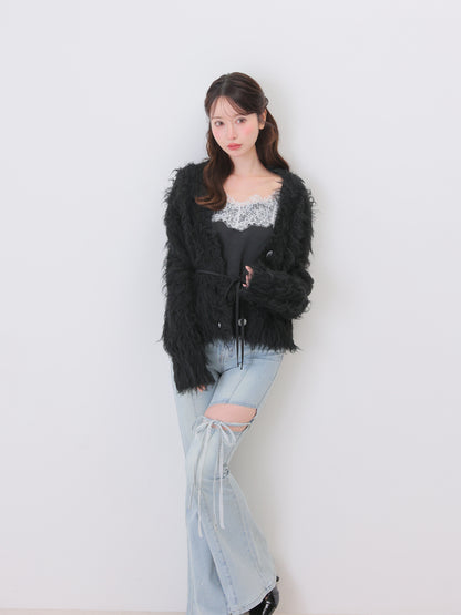 model：162cm　(size：F　color：Black)