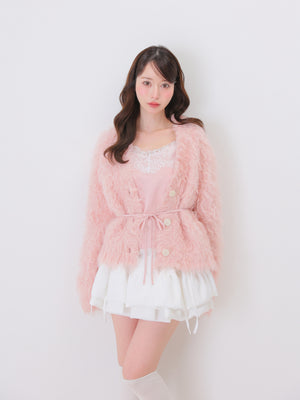 model：162cm　(size：F　color：Pink)