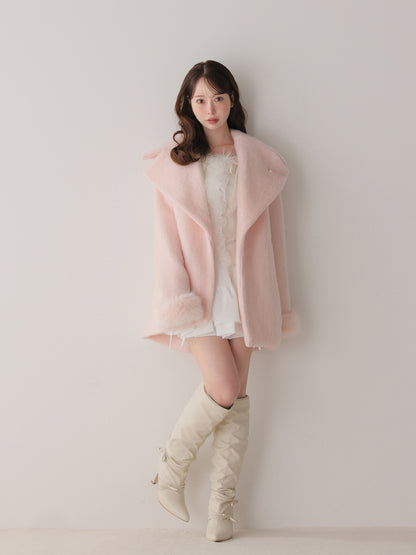 model：162cm　(size：F　color：Pink)