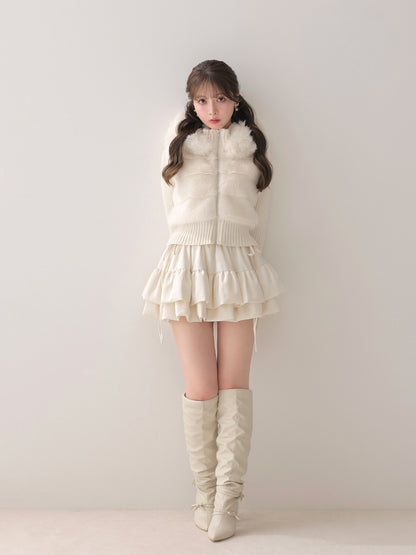 model：160cm　(size：F　color：Ivory)