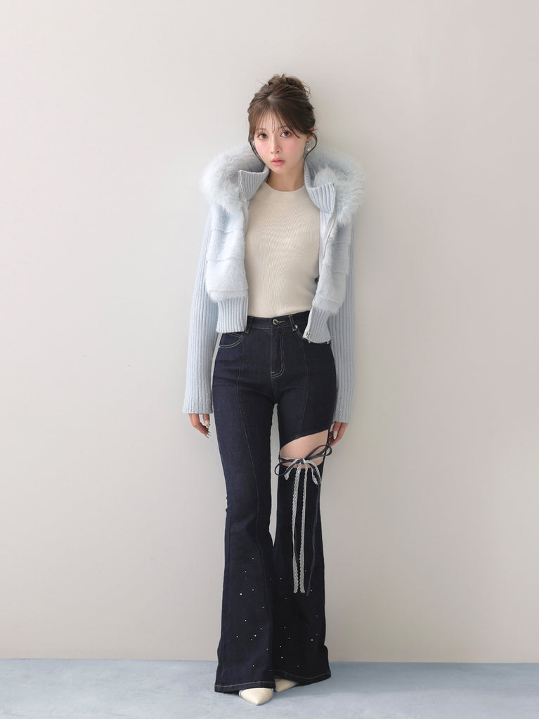 model：160cm　(size：S　color：Navy)