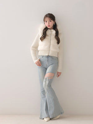 model：160cm　(size：F　color：Ivory)