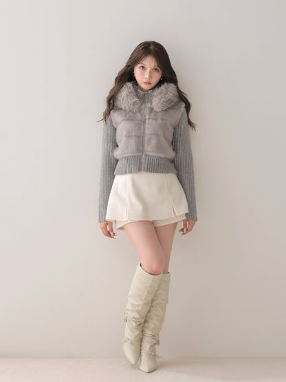 model：160cm　(size：F　color：Gray)