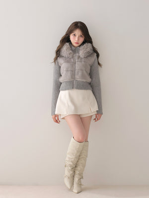 model：160cm　(size：F　color：Gray)