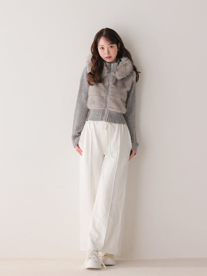 model：162cm　(size：F　color：Gray)