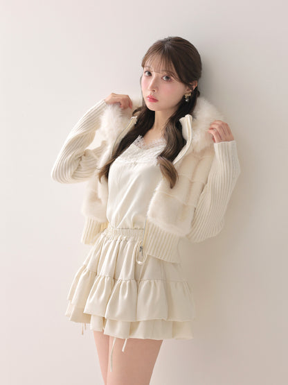 model：160cm　(size：F　color：Ivory)