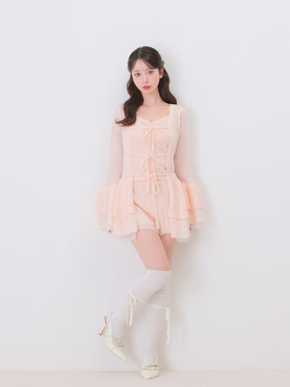 model：162cm　(size：F　color：Pink)