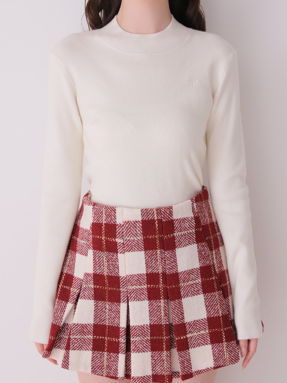 Daily line ribbon knit tops(eme11194)