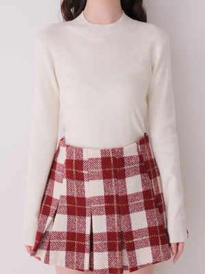 Daily line ribbon knit tops(eme11194)
