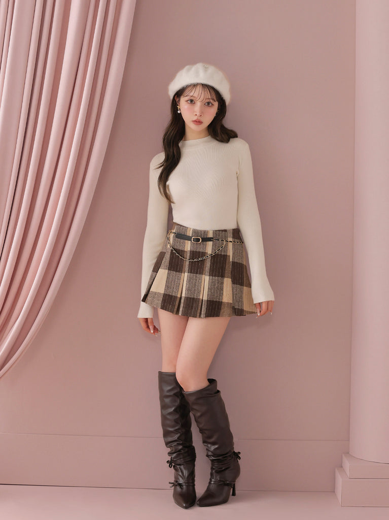 model：160cm　(size：F　color：Brown)