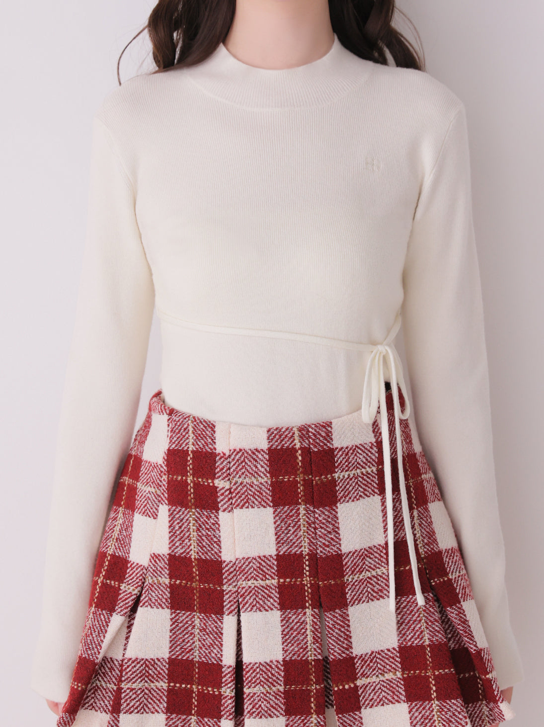 model：162cm　(size：F　color：Ivory)