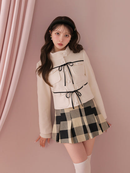 model：160cm　(size：F　color：Beige black)