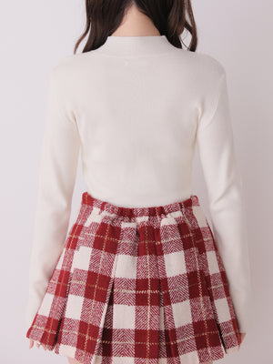 Daily line ribbon knit tops(eme11194)
