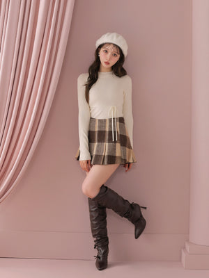 model：160cm　(size：F　color：Brown)