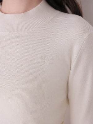 Daily line ribbon knit tops(eme11194)
