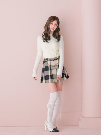 model：164cm　(size：F(丈長め)　color：Beige black)