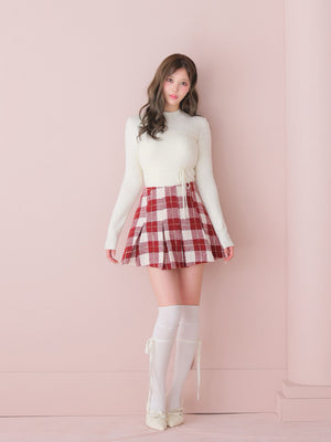 model：164cm　(size：F(丈長め)　color：Red)