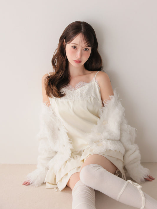 model：162cm　(size：F　color：Ivory)