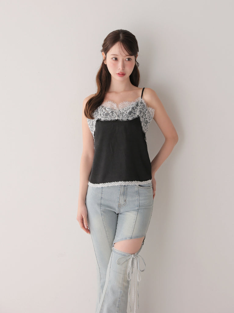 model：162cm　(size：F　color：Black)