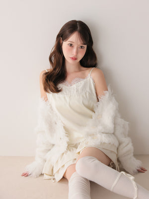 model：162cm　(size：F　color：Ivory)