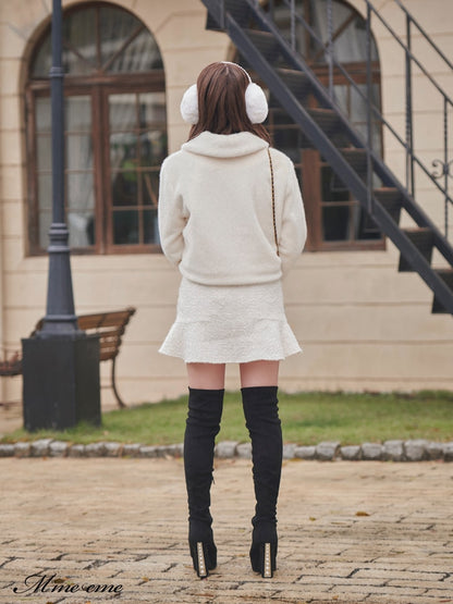 【SALE】Bijou fur coat (eme10286)