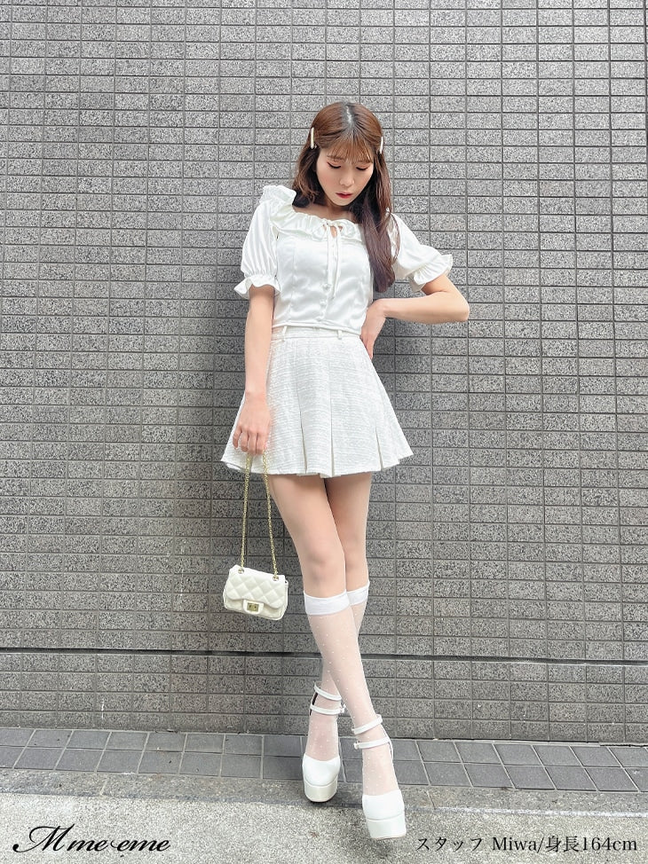 【SALE】Volume ruffle blouse (eme10304)