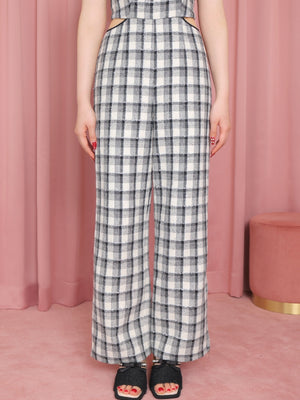 Lame tweed combinaison(eme10521)