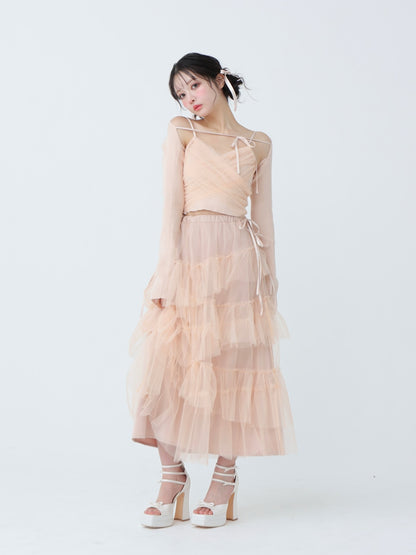 model：160cm　(size：F　color：Pink)