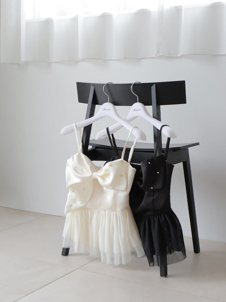 Ribbon bijou peplum cami bustier(eme10482)