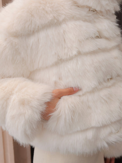2way luxe faux fur coat(eme10780)