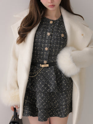 model：160cm　(size：F　color：Gray)