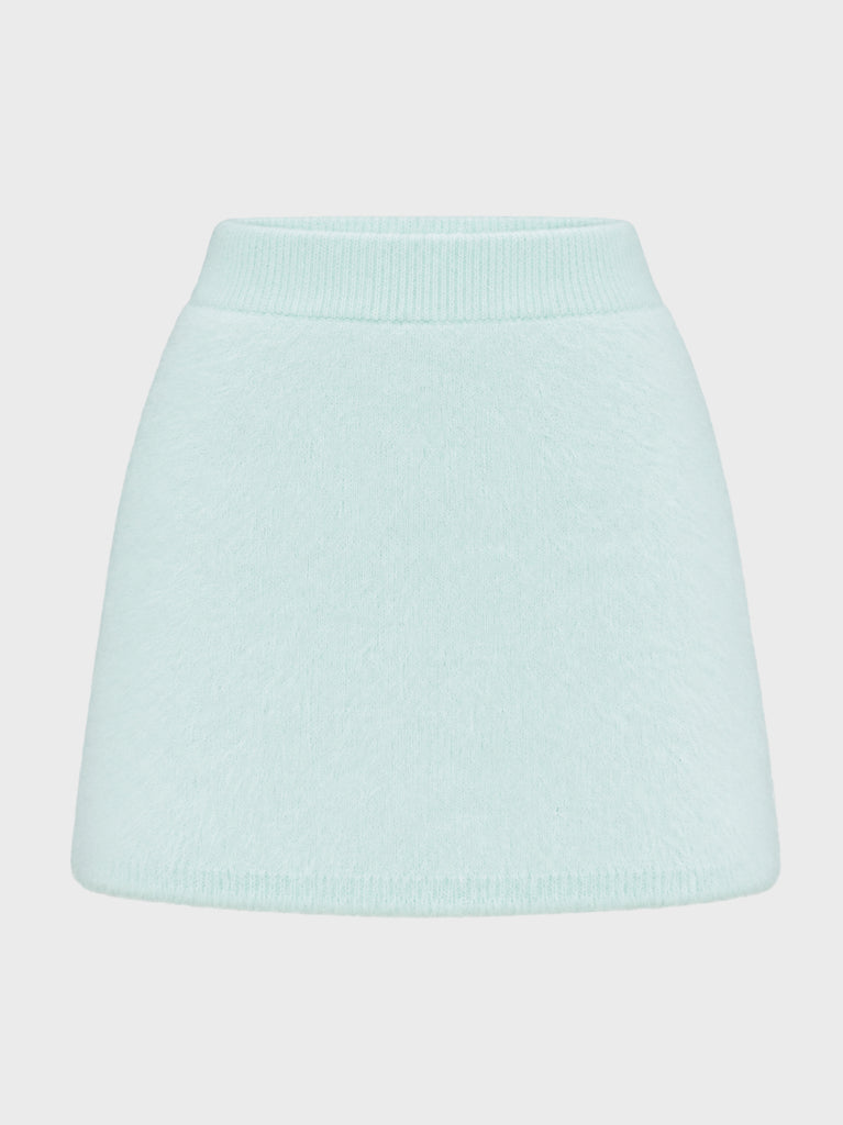 【SALE】【70％OFF】Sequin shaggy knit skirt(eme10216)