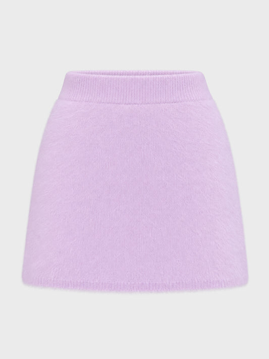 【SALE】【70％OFF】Sequin shaggy knit skirt(eme10216)