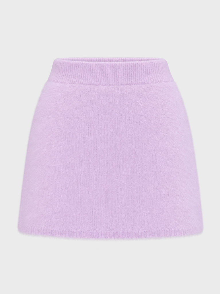 【SALE】【70％OFF】Sequin shaggy knit skirt(eme10216)