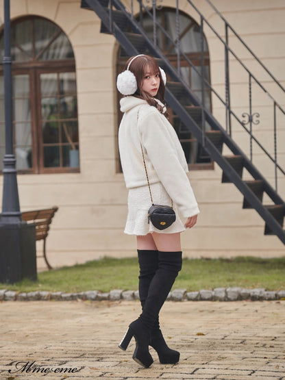 【SALE】Bijou fur coat (eme10286)