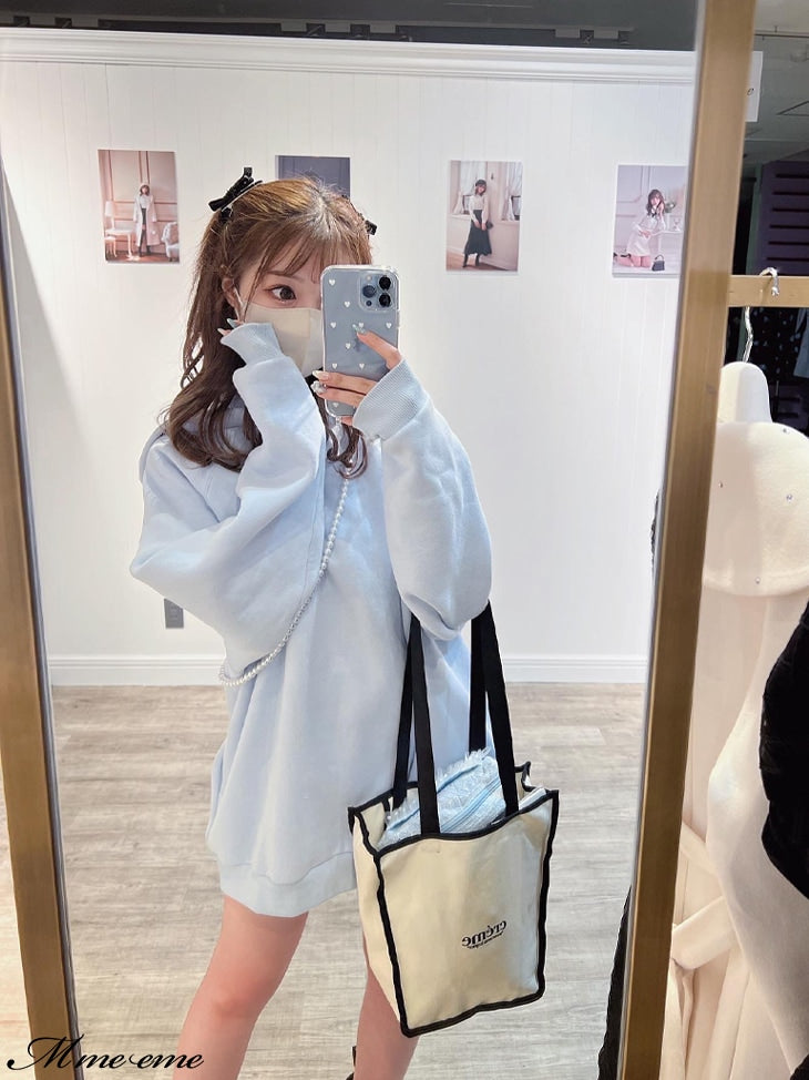 【sale】 Cinnamoroll&m me eme original illustration hoodie (eme10287)