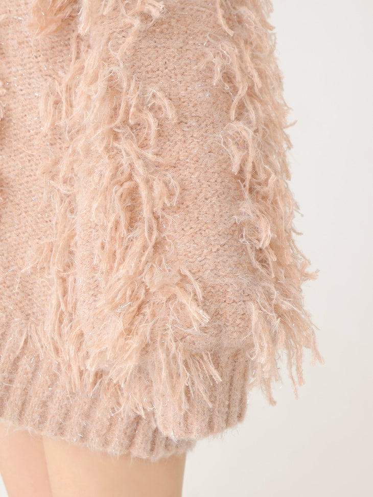 Fringe knit minionepiece(eme10534)