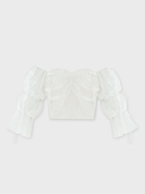 Candy sleeve lace tops(eme10708)