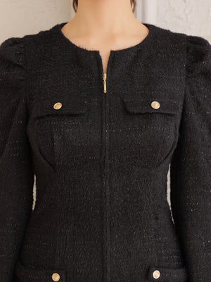 Zip puff mini onepiece(eme10744)