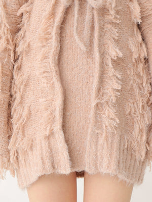 Fringe knit minionepiece(eme10534)