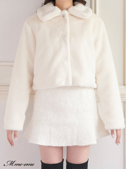 【SALE】Bijou fur coat (eme10286)