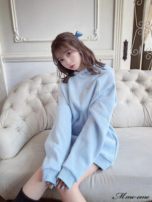 【sale】 Cinnamoroll&m me eme original illustration hoodie (eme10287)