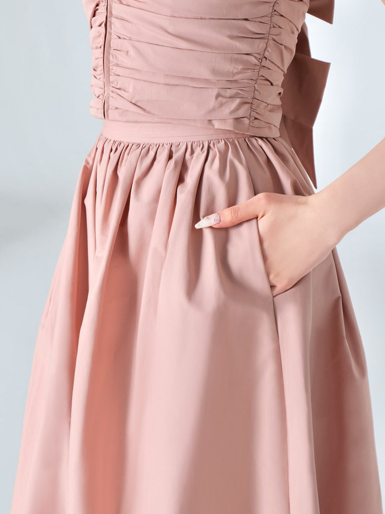 Bijou volume long skirt(eme10471)